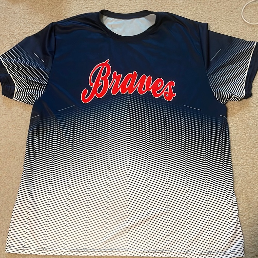 Braves dry fit shirt men’s size 2x